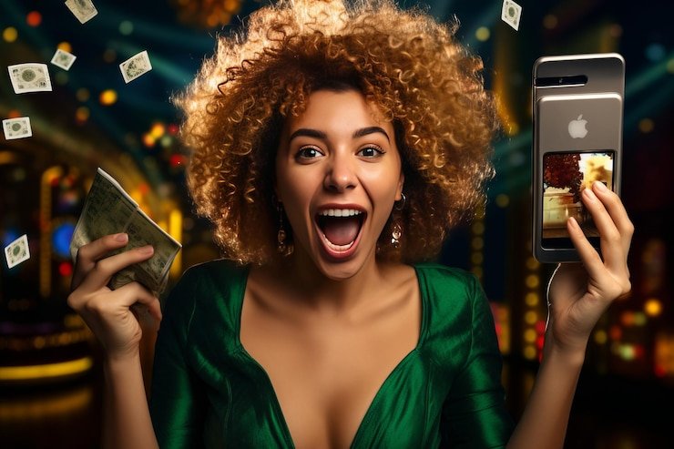 Antarmuka permainan Infinite Blackjack di hoki 77 menampilkan dealer langsung, kartu pemain, dan tombol aksi permainan